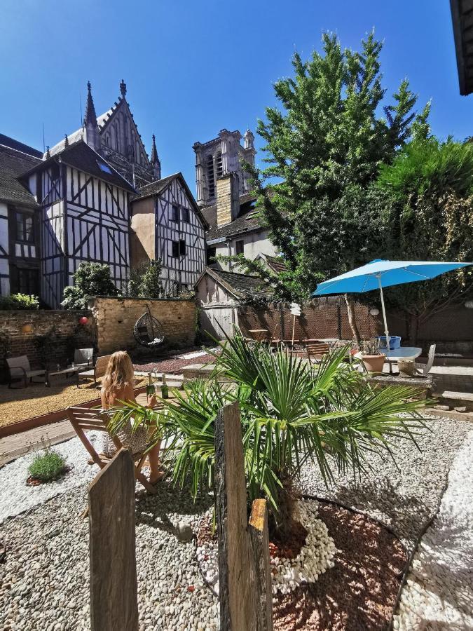 Апартаменти Le Papillon De La Cathedrale - Calme - Jardin - Wifi Труа Екстер'єр фото